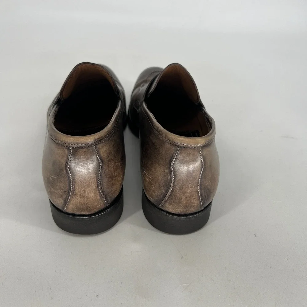 Di‎ Bianco Manzoni Brera Loafer Mens 10 Green SPQR Leather Preppy Classic